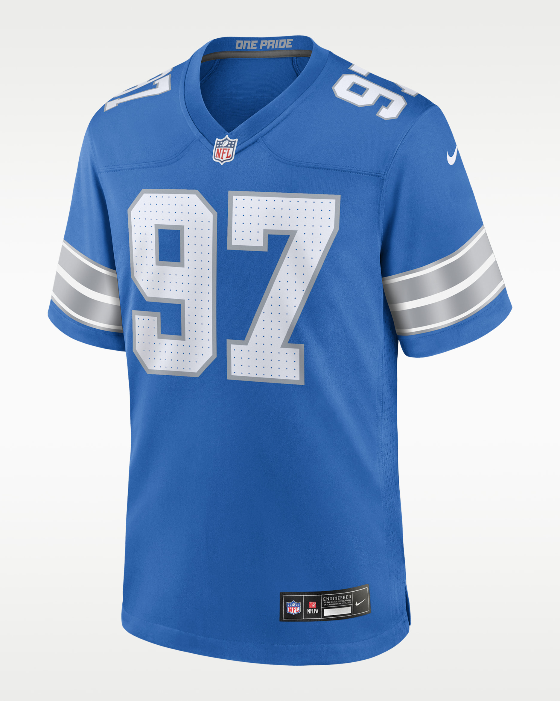 Aidan Hutchinson Detroit Lions Men's Nike NFL Game Football Jersey